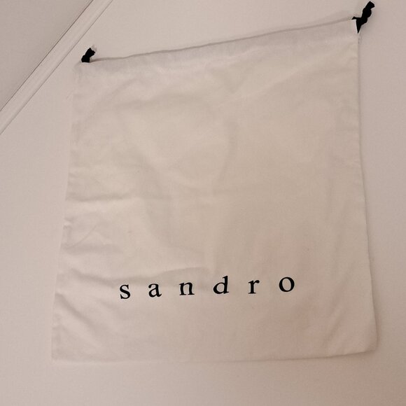 Sandro Paris Cotton Blend Drawstring Closure Dust Bag - Picture 1 of 7